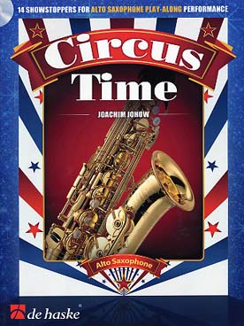 Illustration johow circus time avec cd saxophone
