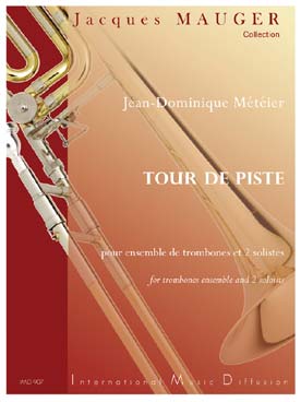 Illustration de Tour de piste pour ensemble de trombones et 2 solistes
