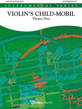 Illustration de Violin's child mobil