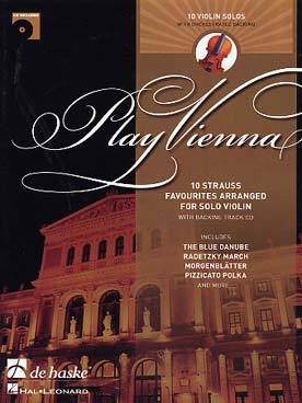 Illustration de Play Vienna ! 10 thèmes célèbres arr. pour violon solo avec CD play-along