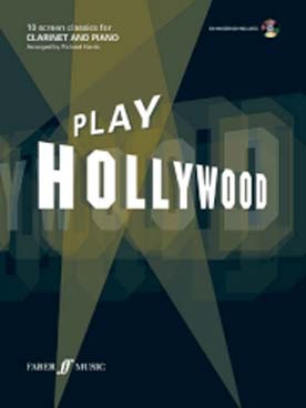 Illustration de PLAY HOLLYWOOD, 10 grands thèmes de musiques de film, avec CD partie piano à imprimer en pdf