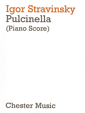 Illustration de Pulcinella pour voix à l'unisson et piano (texte en anglais)