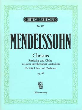 Illustration de Christus op 97 (Oratorio) chant/piano