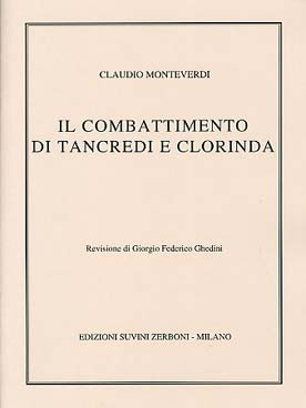 Illustration de Il Combattimento di Tancredi e Clorinda (le Combat de tancrède et Clorinde) chant et piano