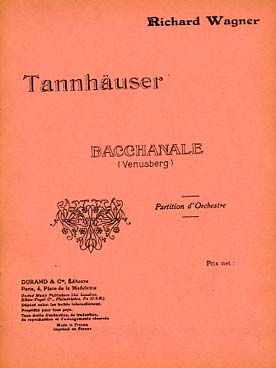 Illustration de Tannhäuser, acte 1 scène 1 Bacchanale