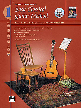 Illustration de Basic classical guitar method avec CD - Vol. 1 : absolute beginner
