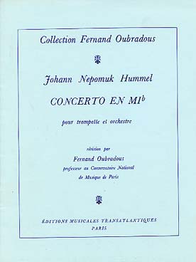 Illustration de Concerto en mi b M pour trompette et orchestre, réd. piano (rév. Oubradous)