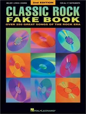 Illustration de CLASSIC ROCK FAKE BOOK (2e édition)