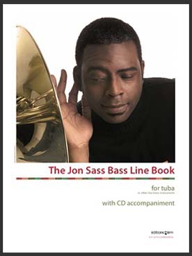 Illustration de The Jon Sass bass line book avec CD