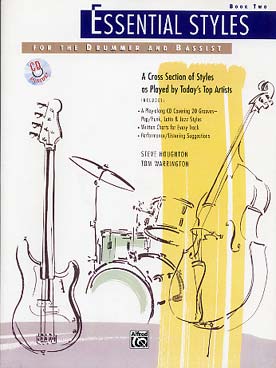 Illustration de Essentials styles for the drummer and bassist - Book 2
