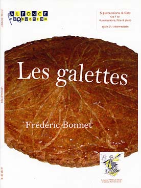 Illustration de Les Galettes pour 5 percussions et flûte ou 4 percussions et flûte et piano