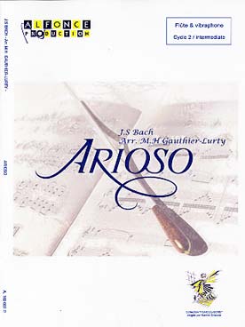 Illustration bach js arioso pour flute et vibraphone