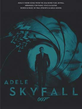 Illustration de SKYFALL, chanson du 23e James Bond 007, interprétée par Adele (P/V/G)