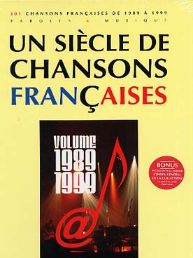 Illustration un siecle de chansons francaises 89/99