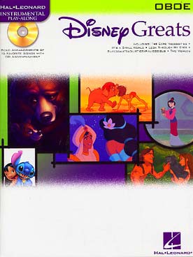 Illustration de DISNEY GREATS : 15 airs de Aladdin, Le livre de la jungle, La Belle et la Bête, Lilo & Stitch...