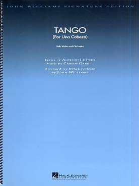 Illustration de Tango (Por una cabeza) pour violon et orchestre à cordes - Conducteur