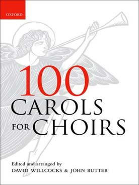 Illustration de 100 Carols for choirs S/A/T/B et piano (petit format, broché)