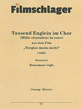 Illustration de Wiegenlied (Mille cherubini in coro) pour chant/piano