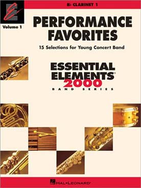 Illustration de PERFORMANCE FAVORITES (tr. Curnow) - Vol. 1 : clarinette 1