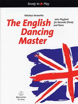 Illustration de The English dancing master, arr. pour flûte à bec et piano + 2e flûte ad lib.