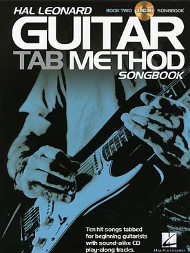 Illustration de HAL LEONARD GUITAR TAB METHOD SONGBOOK - Vol. 2 avec CD