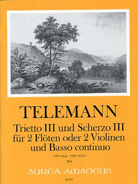 Illustration telemann trietto 3 et scherzo 3