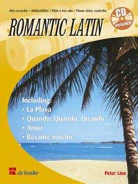 Illustration de Romantic latin pour flûte à bec alto avec CD