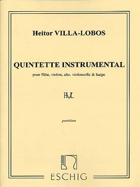 Illustration de Quintette pour flûte, violon, alto, violoncelle et harpe - Conducteur