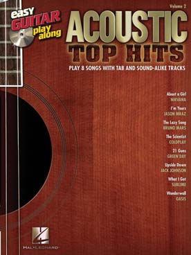 Illustration de EASY GUITAR PLAY ALONG - Vol. 2 Accoustic top hits