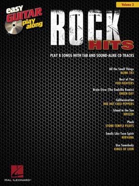 Illustration de EASY GUITAR PLAY ALONG - Vol. 3 Rock hits 