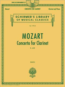 Illustration de Concerto K 622 en la M pour clar. en sib avec CD play-along