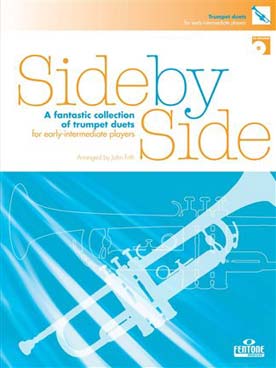 Illustration de SIDE BY SIDE : 19 duos classiques ou traditionnels, arr. Weston avec CD play-along  