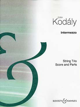 Illustration kodaly intermezzo per trio d'archi