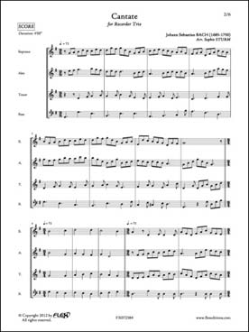 Illustration bach js cantate