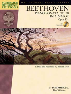 Illustration de Sonate N° 28 op. 101 en la M avec CD d'écoute