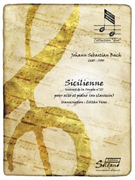 Illustration de Sicilienne pour alto et piano (clavecin)