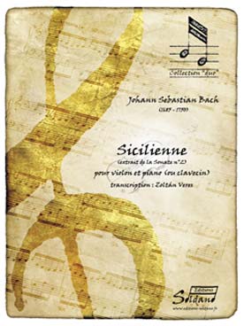 Illustration de Sicilienne pour violon et piano ou clavecin