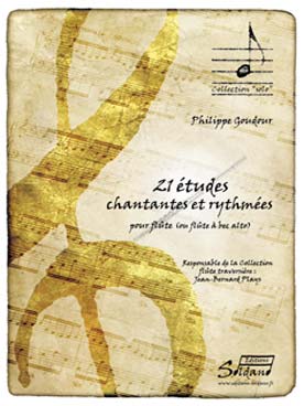 Illustration de 21 Études chantantes et rythmiques