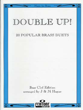 Illustration de DOUBLE UP! 20 Popular brass duets