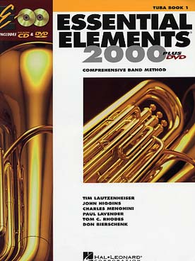 Illustration de ESSENTIAL ELEMENTS FOR BAND : a comprehensiv band method with EEi - Vol. 1 : tuba