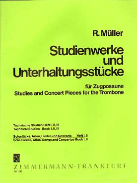 Illustration de Studienwerke und Unterhaltungsstücke (études et pièces de concert) - Vol. 1