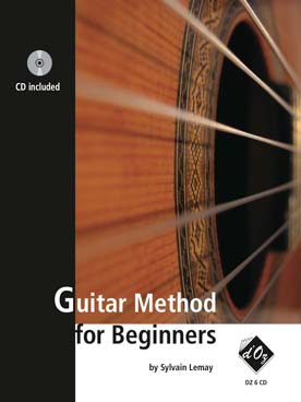 Illustration de Guitar method for beginners (méthode en anglais) + CD
