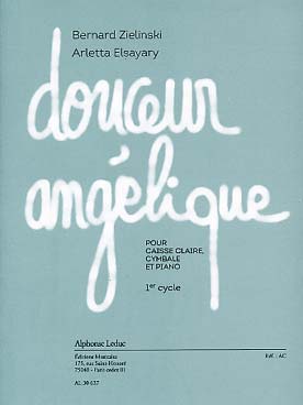 Illustration de Douceur angélique pour caisse claire, cymbale et piano