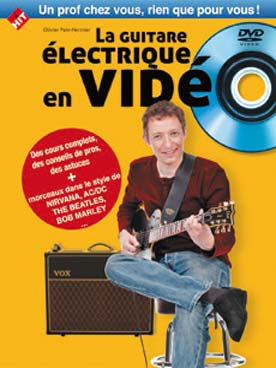 Illustration de LA GUITARE ELECTRIQUE EN VIDEO avec DVD