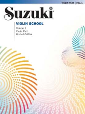 Illustration de SUZUKI Violin School (édition révisée) - Vol. 1 (français/espagnol/italien)