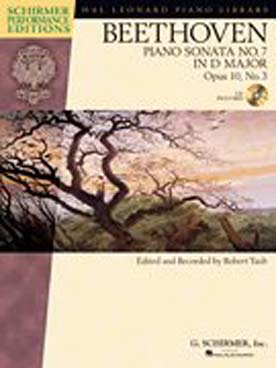 Illustration de Sonate N° 7 op. 10/3 en ré M avec CD d'écoute