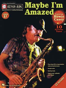 Illustration de JAZZ PLAY ALONG SERIES + CD play-along - Vol. 97 : Maybe I'm amazed