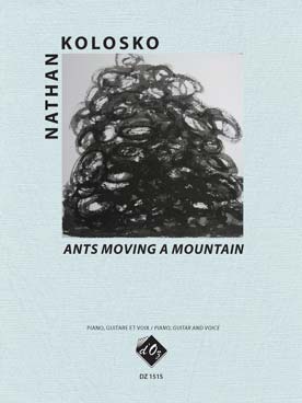Illustration kolosko ants moving a mountain