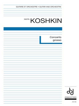 Illustration de Concerto grosso pour guitare et orchestre - Conducteur
