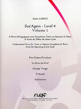 Illustration lopez sax' again niveau 4 vol. 1 (tenor)